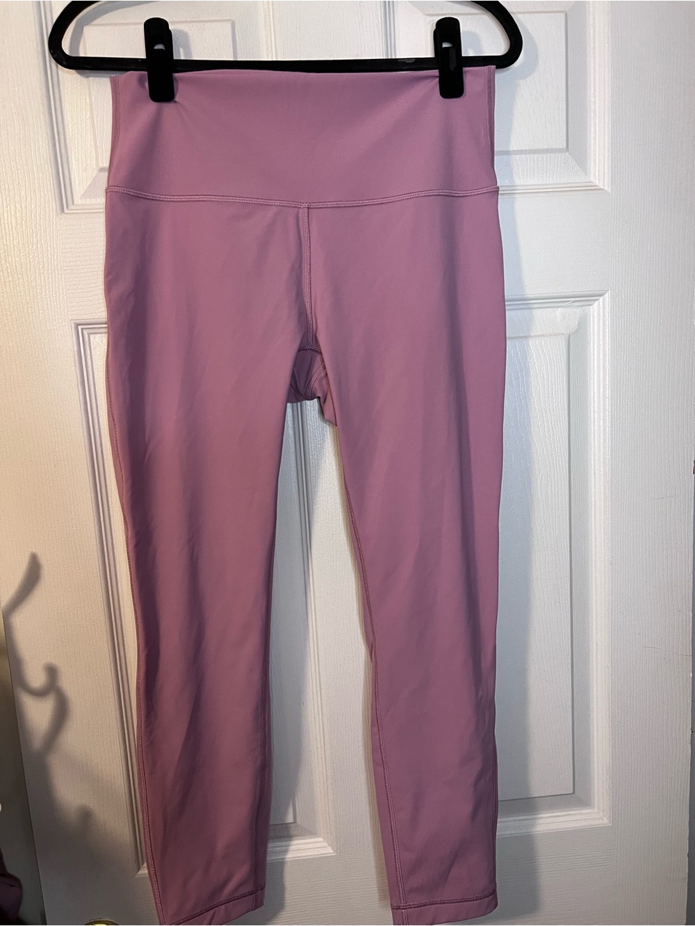 #434 Lululemon Wunder Under High Rise 25” Full-On Luxtreme Misty Merlot Sz10 EUC